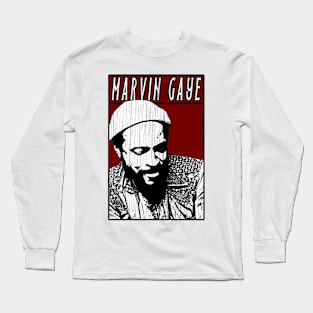 Vintage Retro Marvin Gaye Long Sleeve T-Shirt